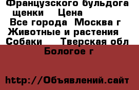 Французского бульдога щенки  › Цена ­ 35 000 - Все города, Москва г. Животные и растения » Собаки   . Тверская обл.,Бологое г.